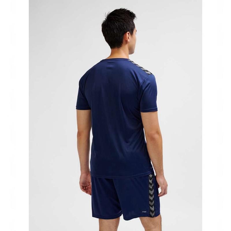 Maillot Hummel Authentic Pl S/S Homme Bleu Marine | 534232-009