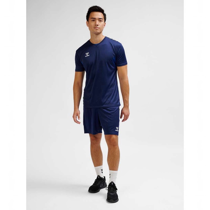 Maillot Hummel Authentic Pl S/S Homme Bleu Marine | 534232-009