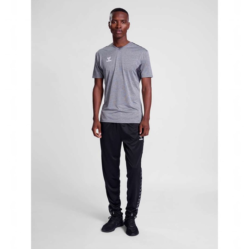 Maillot Hummel Authentic Pl S/S Homme Grise | 443710-391