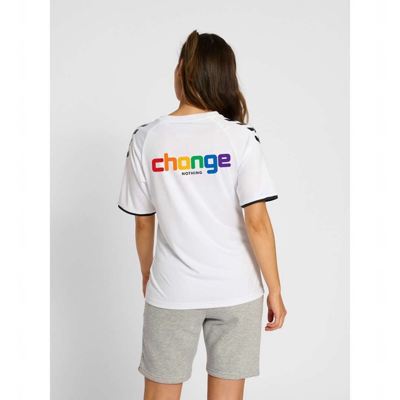 Maillot Hummel Change Football Homme Blanche | 325597-893