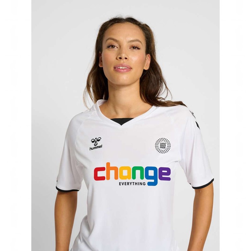 Maillot Hummel Change Football Homme Blanche | 325597-893
