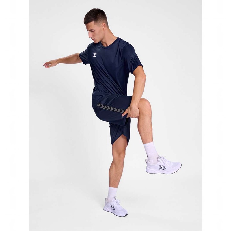 Maillot Hummel Essential S/S Homme Bleu Marine | 126148-042
