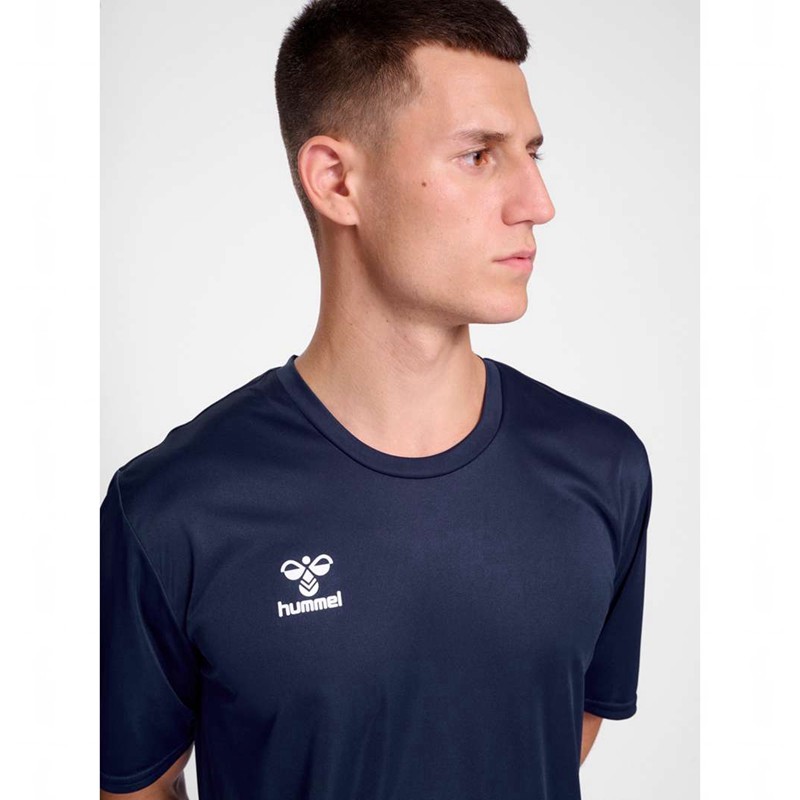 Maillot Hummel Essential S/S Homme Bleu Marine | 126148-042