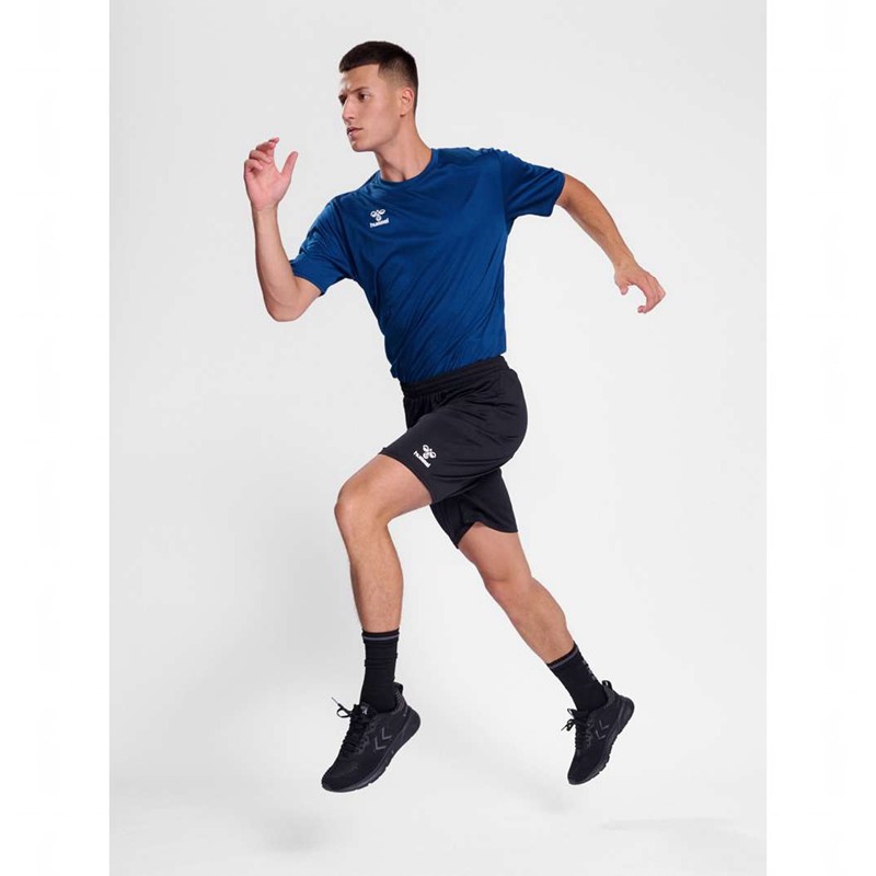 Maillot Hummel Essential S/S Homme Bleu | 436054-075