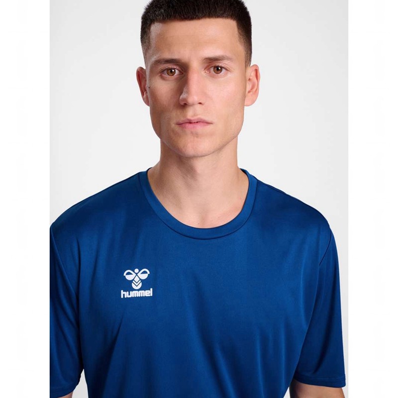 Maillot Hummel Essential S/S Homme Bleu | 436054-075