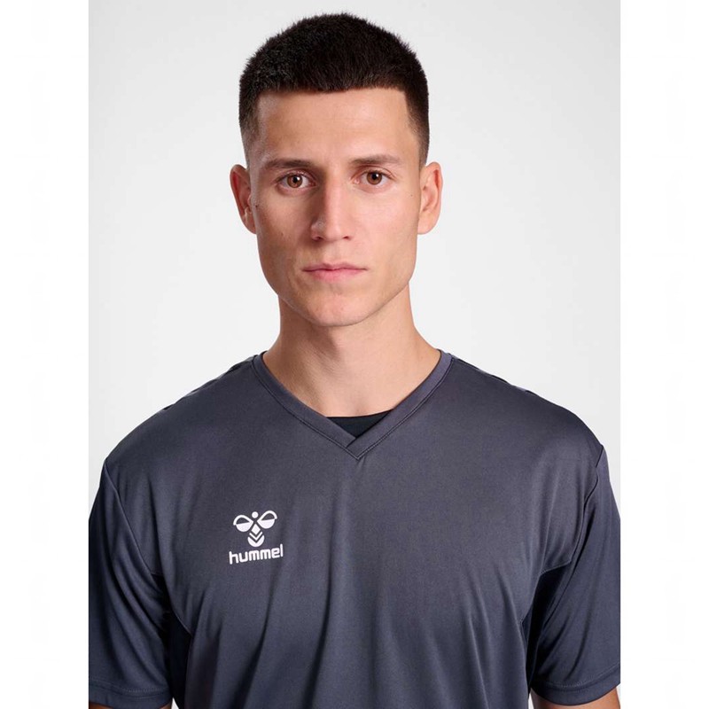 Maillot Hummel Essential S/S Homme Grise | 258508-216