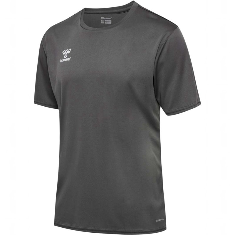 Maillot Hummel Essential S/S Homme Grise | 258508-216