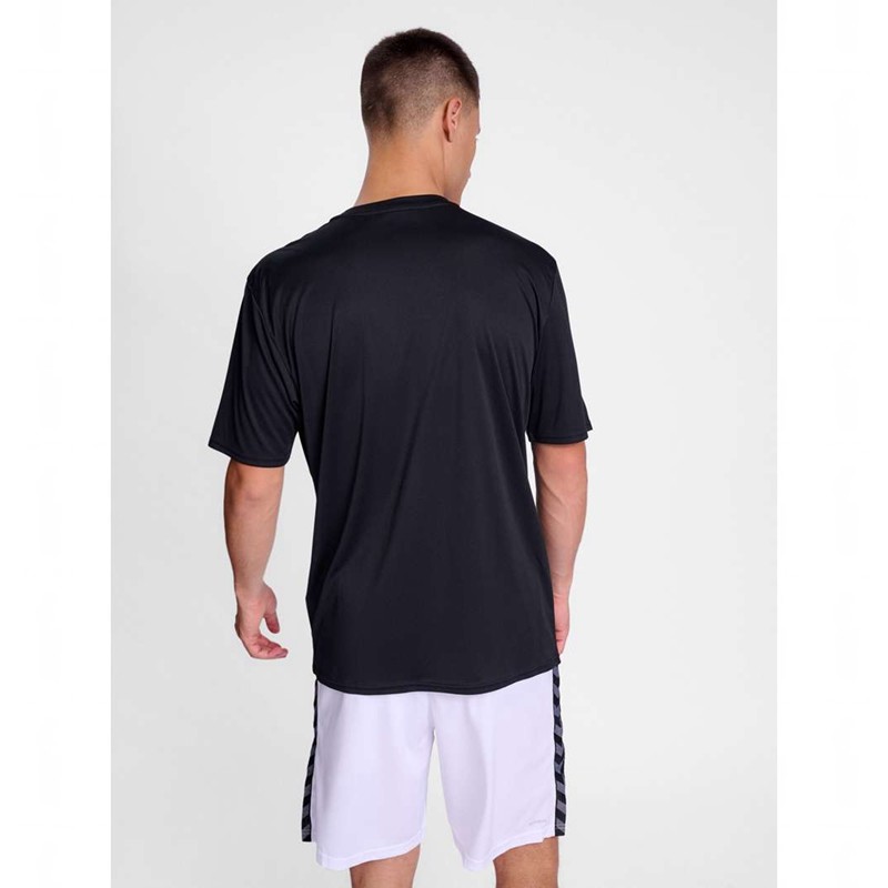 Maillot Hummel Essential S/S Homme Noir | 443217-196