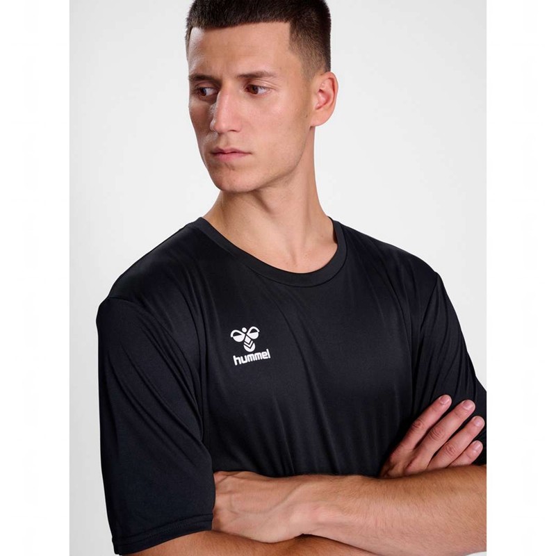 Maillot Hummel Essential S/S Homme Noir | 443217-196