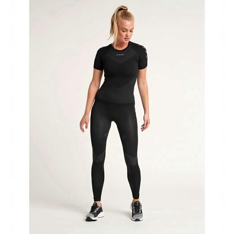 Maillot Hummel First Seamless S/S W Femme Noir | 438987-249