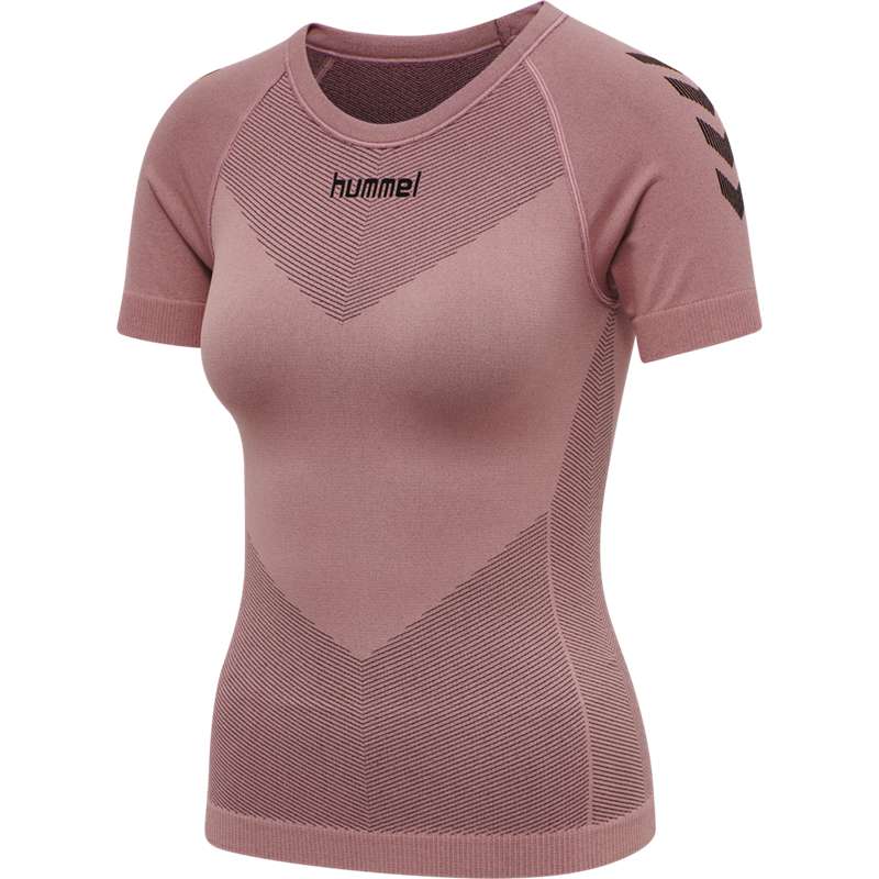 Maillot Hummel First Seamless S/S W Femme Rose | 780824-850