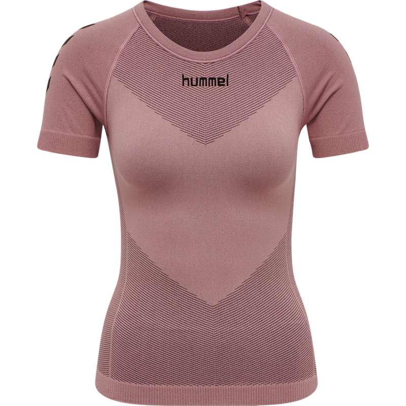Maillot Hummel First Seamless S/S W Femme Rose | 780824-850