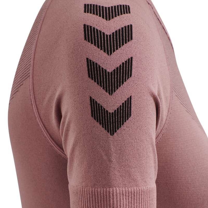 Maillot Hummel First Seamless S/S W Femme Rose | 780824-850