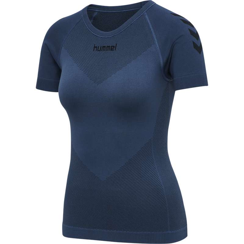 Maillot Hummel First Seamless S/S W Femme Bleu Marine | 562335-970