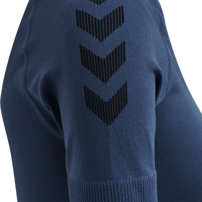 Maillot Hummel First Seamless S/S W Femme Bleu Marine | 562335-970
