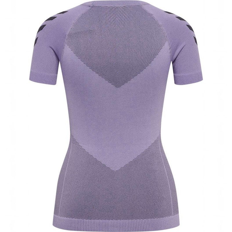 Maillot Hummel First Seamless S/S W Femme Lavande | 463049-023