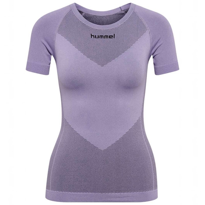 Maillot Hummel First Seamless S/S W Femme Lavande | 463049-023
