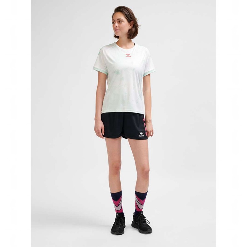 Maillot Hummel Graphic Universe Ss Femme Blanche | 476899-212