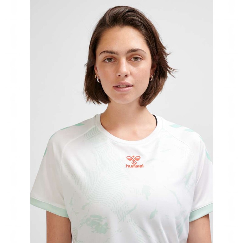 Maillot Hummel Graphic Universe Ss Femme Blanche | 476899-212