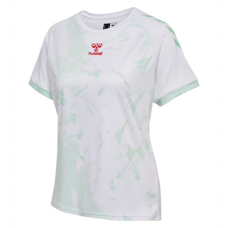 Maillot Hummel Graphic Universe Ss Femme Blanche | 476899-212