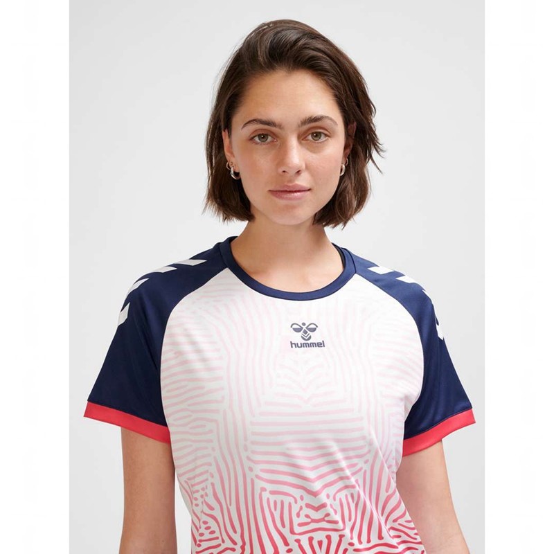 Maillot Hummel Graphic Universe Ss Femme Rose | 987152-013