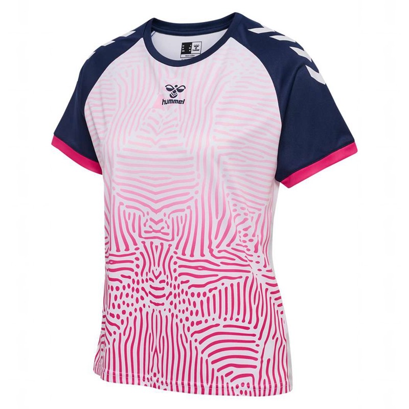Maillot Hummel Graphic Universe Ss Femme Rose | 987152-013