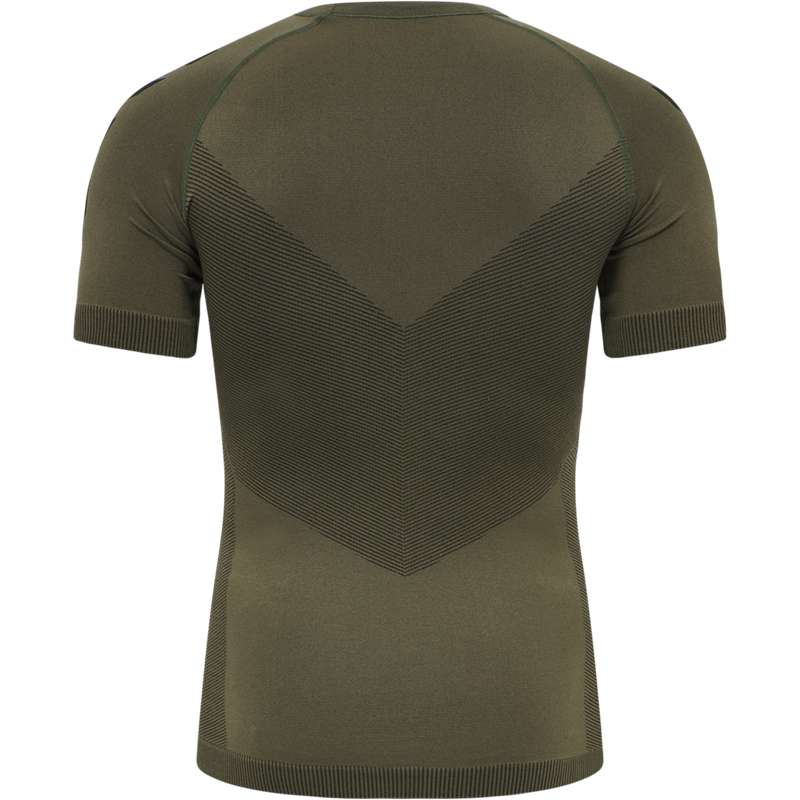 Maillot Hummel Hummel First Seamless S/S Homme Vert Olive | 275118-640
