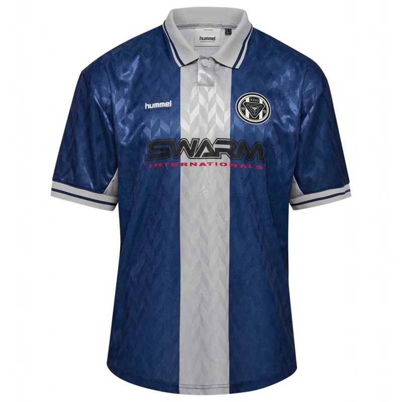 Maillot Hummel Loose Fb S/S Homme Bleu | 634424-529