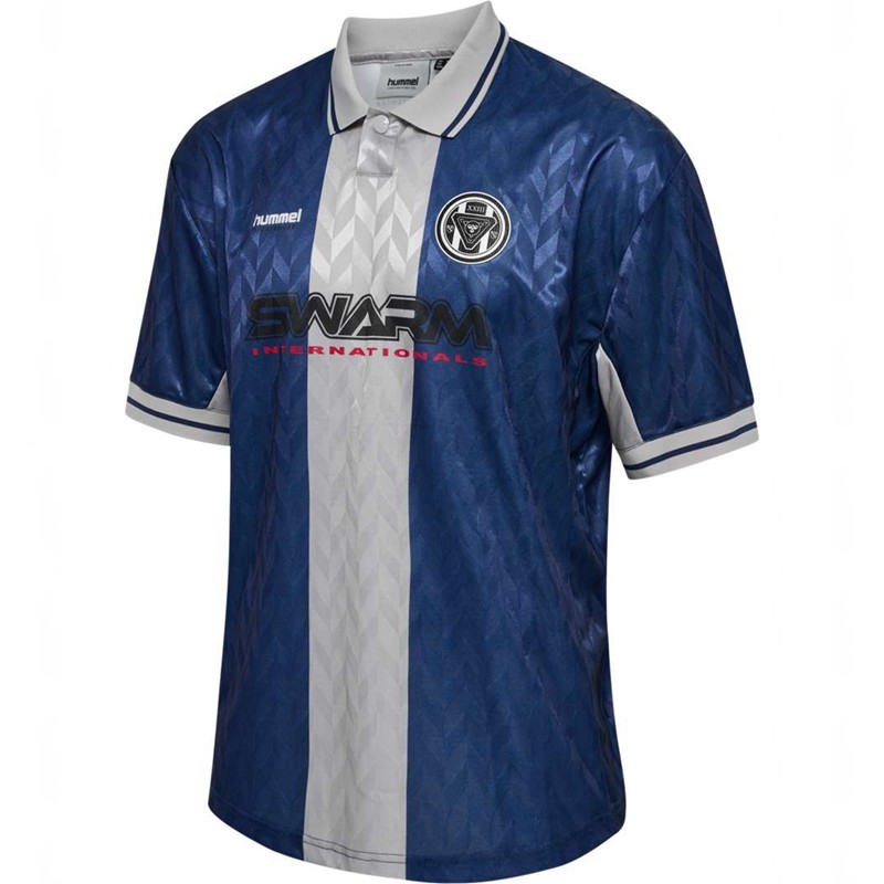 Maillot Hummel Loose Fb S/S Homme Bleu | 634424-529