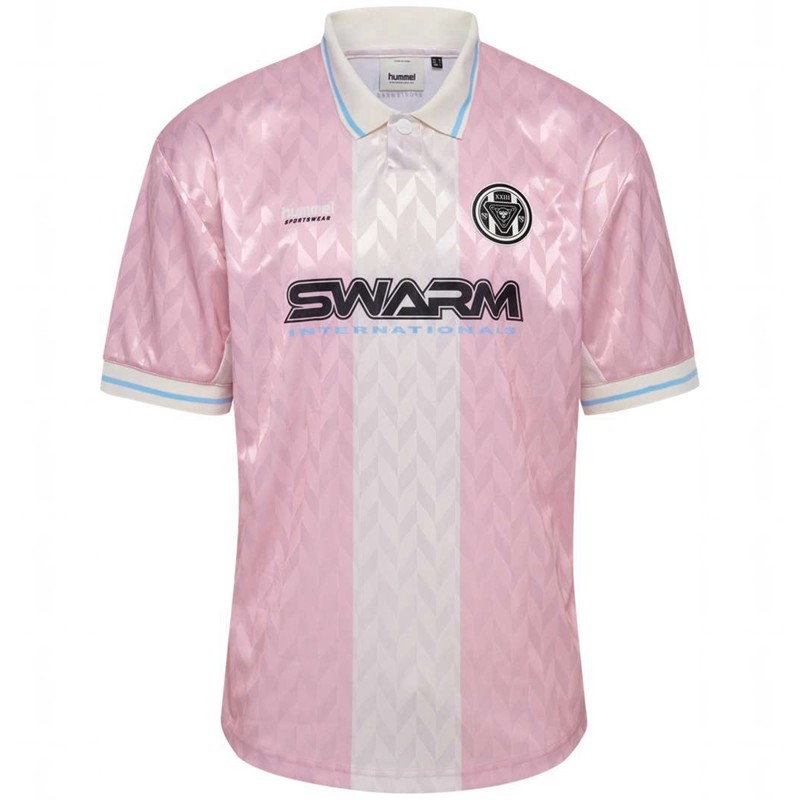 Maillot Hummel Loose Fb S/S Homme Rose | 427811-389