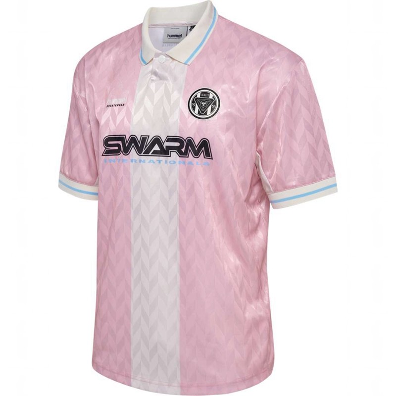 Maillot Hummel Loose Fb S/S Homme Rose | 427811-389