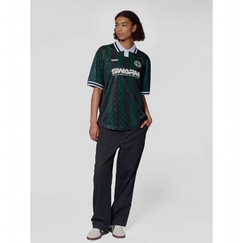 Maillot Hummel Loose Football S/S Homme Vert | 776966-697