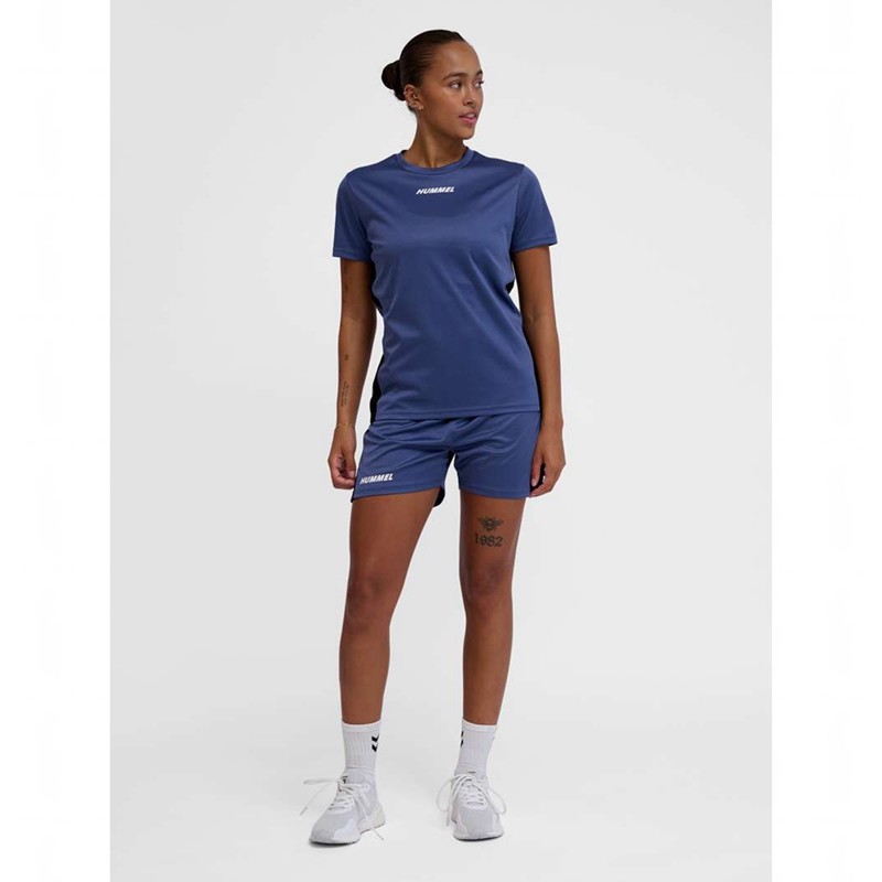 Maillot Hummel Multi Pl Femme Bleu | 073914-347