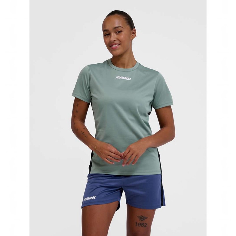 Maillot Hummel Multi Pl Femme Vert | 534129-805