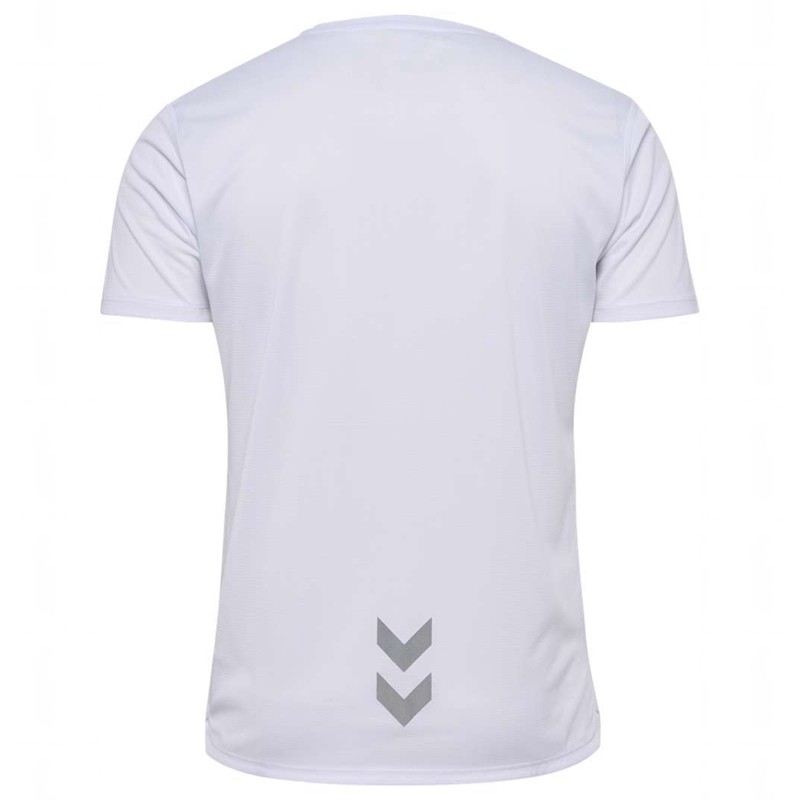 Maillot Hummel Run S/S Homme Blanche | 686771-690
