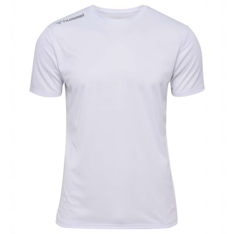Maillot Hummel Run S/S Homme Blanche | 686771-690