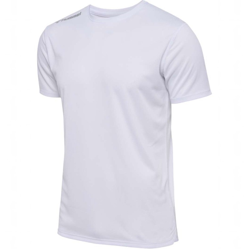 Maillot Hummel Run S/S Homme Blanche | 686771-690