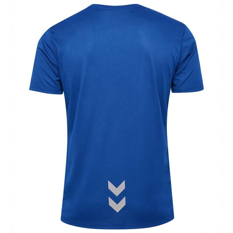 Maillot Hummel Run S/S Homme Bleu | 590624-123