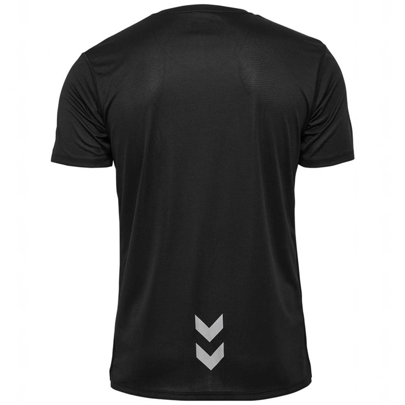 Maillot Hummel Run S/S Homme Noir | 641229-644