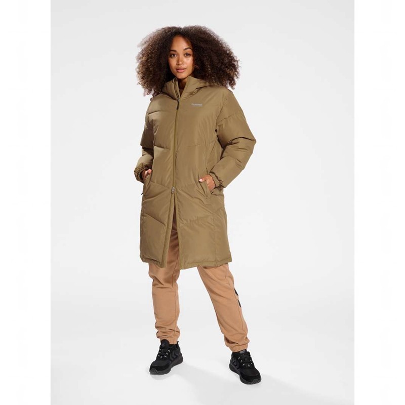 Manteaux Hummel Lgc Mia Long Puff Femme Marron | 804802-719
