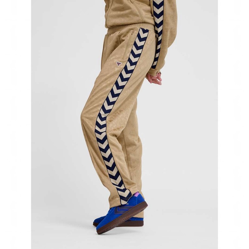 Pantalon Hummel Archive Regular Poly Aop Femme Doré | 740160-819