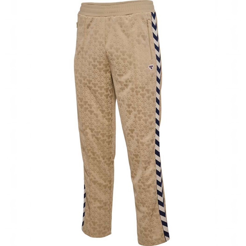 Pantalon Hummel Archive Regular Poly Aop Femme Doré | 740160-819