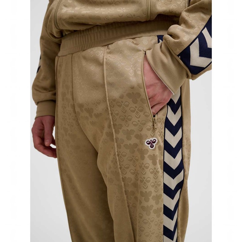Pantalon Hummel Archive Regular Poly Aop Homme Doré | 373782-257