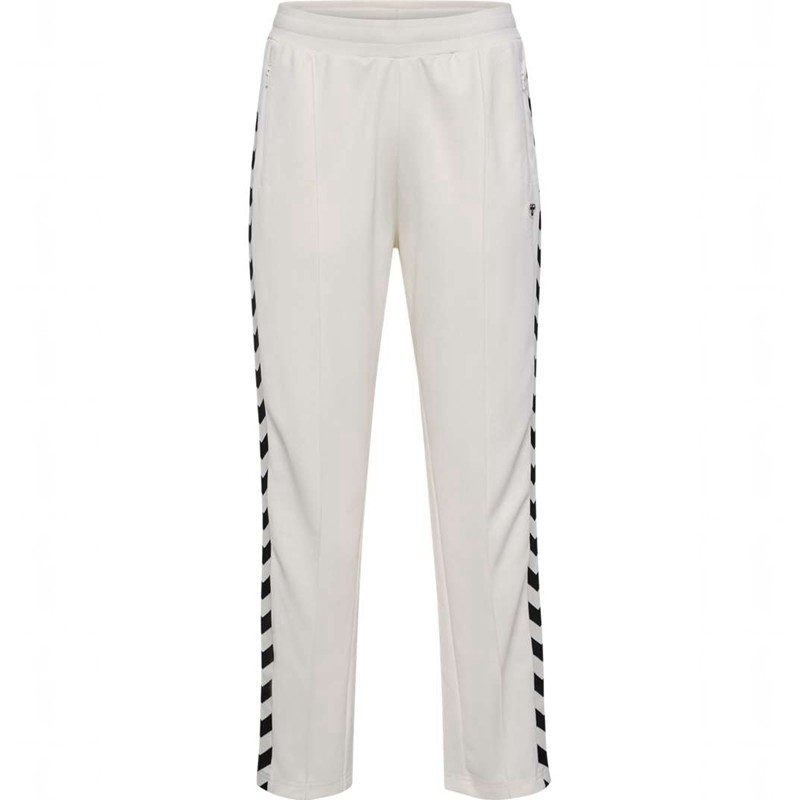 Pantalon Hummel Archive Regular Poly Femme Blanche | 856620-683