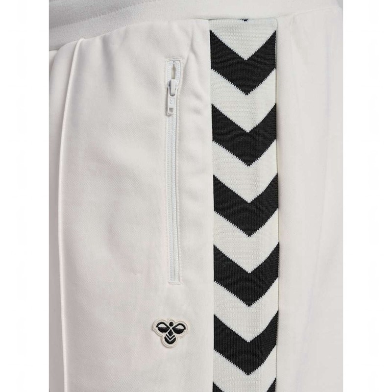 Pantalon Hummel Archive Regular Poly Femme Blanche | 856620-683
