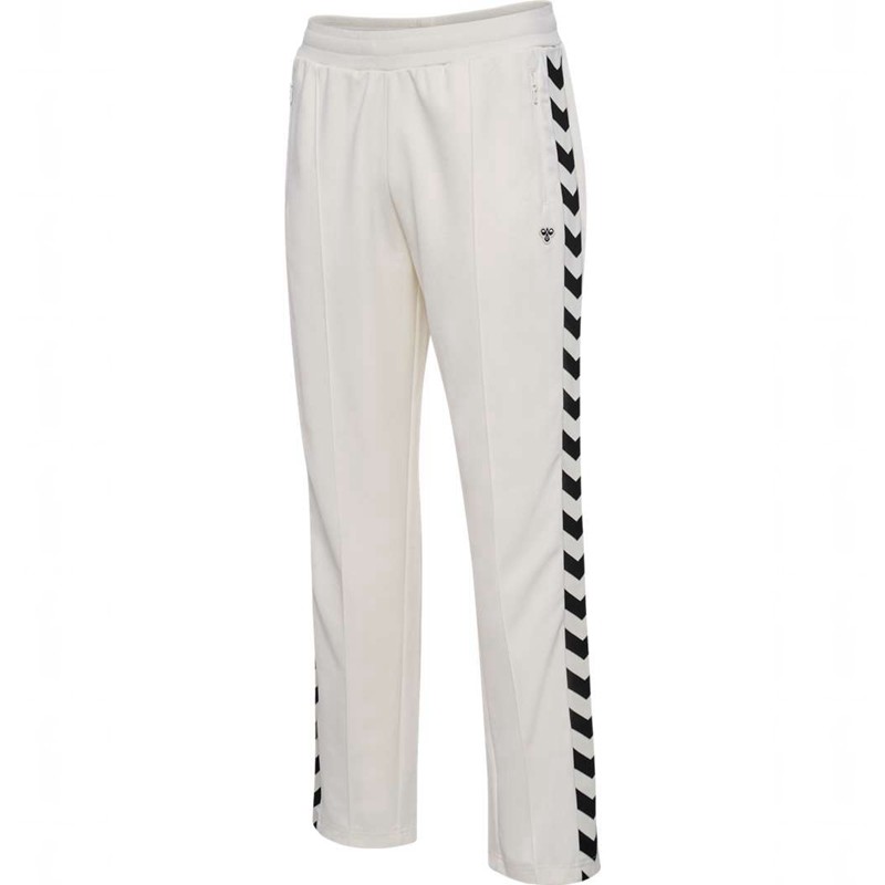 Pantalon Hummel Archive Regular Poly Femme Blanche | 856620-683