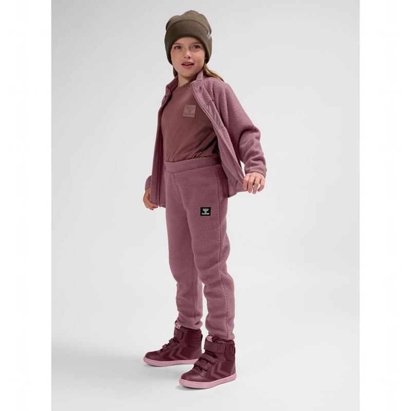 Pantalon Hummel Atlas Fleece Enfant Rose | 482206-487