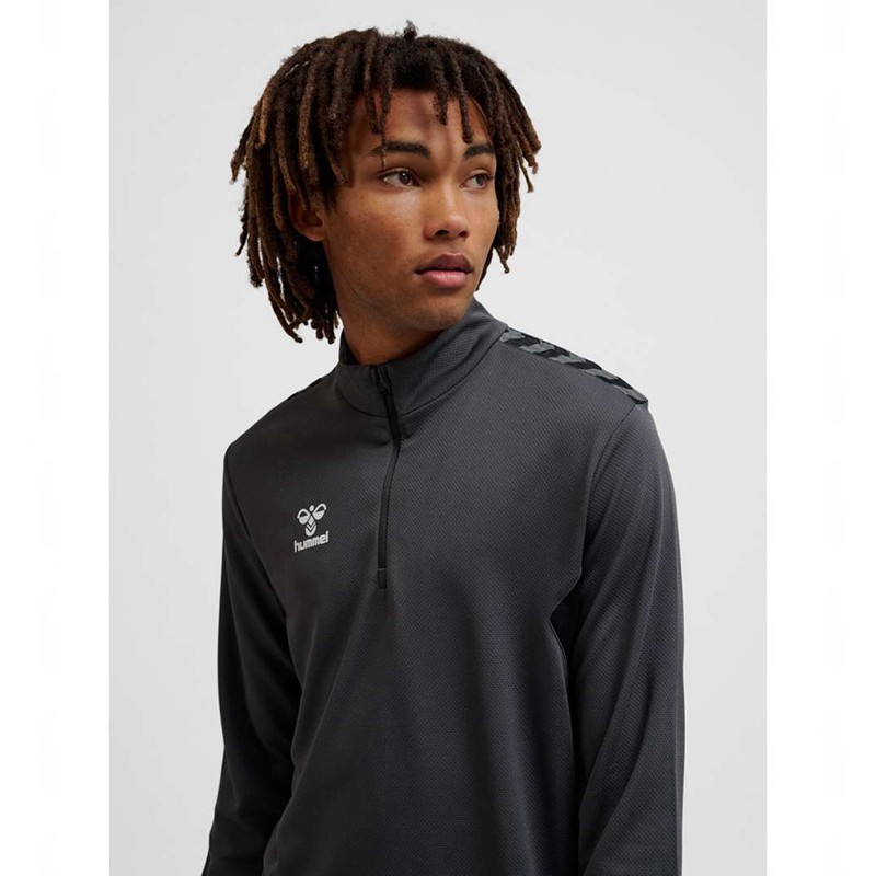 Pantalon Hummel Authentic Half Zip Sweat Homme Grise | 795213-864