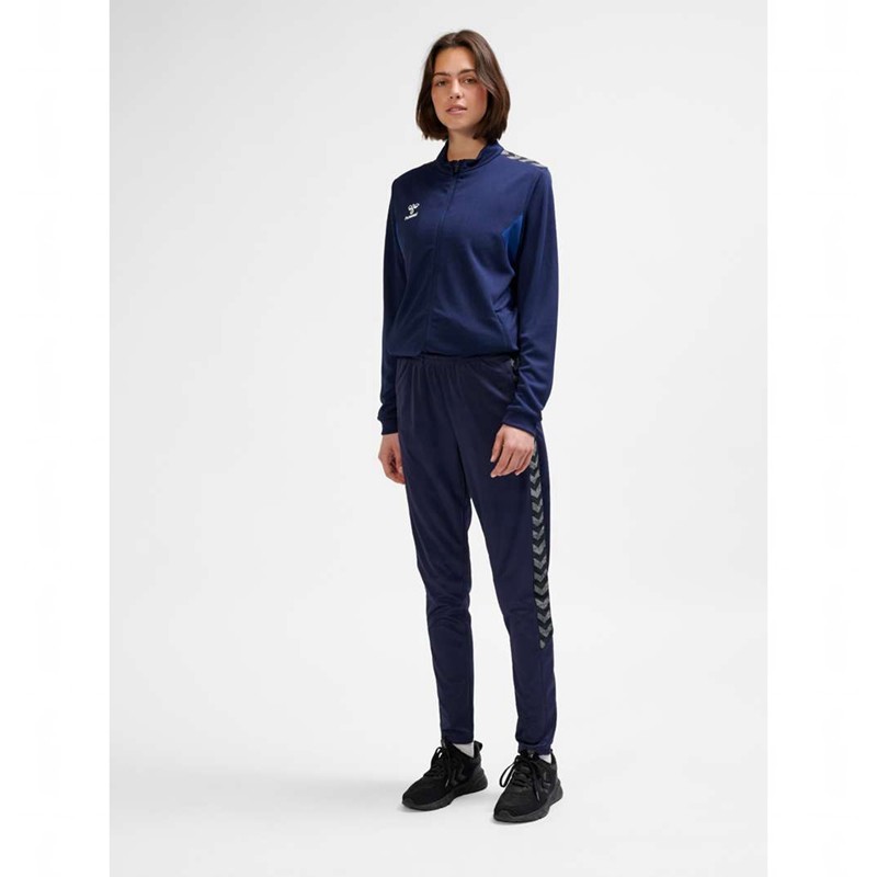Pantalon Hummel Authentic Training Femme Bleu Marine | 633524-254