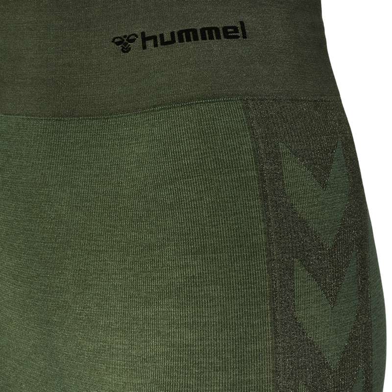 Pantalon Hummel Clea Seamless Mid Waist Femme Vert | 667992-232